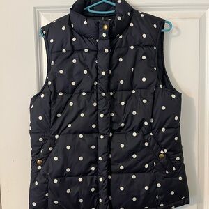 Joules Navy Polka Dot Vest